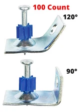 100 Angle Clip Pin,Ceiling Clip,Power Fastening Systems Drive Pins w/ Angle Clip