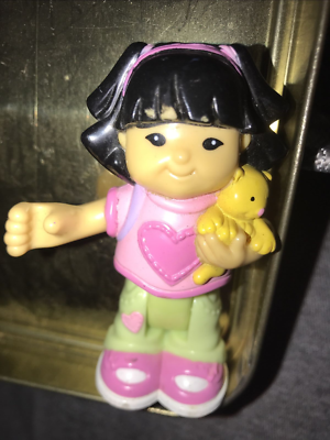 Fisher Price Little People Poseable Figure Doll Patent  Fisher-Price Pink and Yellow Action Figures Playset main image 0