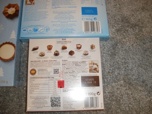 Lindt Pralinen Cailler Pralinen 3 Packungen Neu - Bild 5 von 7