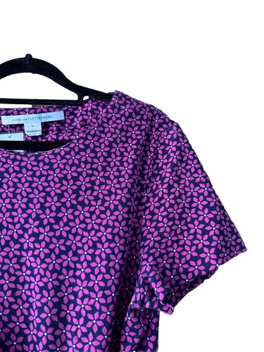 Diane von Furstenberg Zoe wrap dress, silk/cotton, NWT, size 6 - Picture 3 of 7