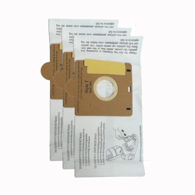 3 Style T Bags 61555B Fits For EnviroCare Canister Rally 2 Maxima Twin Lite