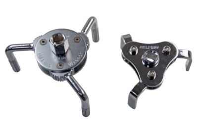 US PRO Ölfilterschlüssel-Set 2-teilig verstellbar Demontagewerkzeug 1/2'' 3/8'' Steckschlüssel