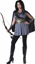 Adult Huntress Warrior Hunger Games Costume Plus Size
