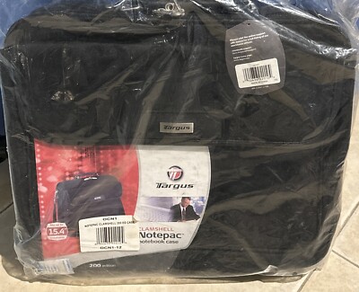 NWT Targus Nylon 15.4'' Notebook  Laptop Case - Black (S)
