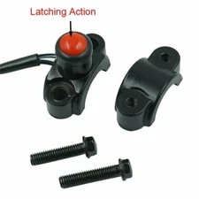7/8" Motorcycle Handlebar ATV Kill Switch ON OFF Push Button Headlight (RED)