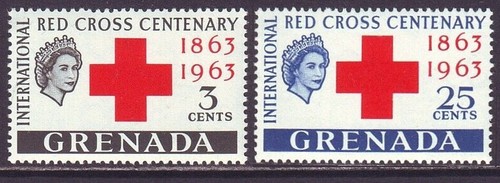 Grenada 1963 SC 191-192 MH Set Red Cross - Picture 3 of 3