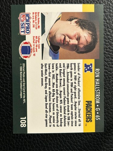 1990 Pro Set Football - - Pick A Card -#3 - #175 +LL +RC +HOF - Picture 262 of 471