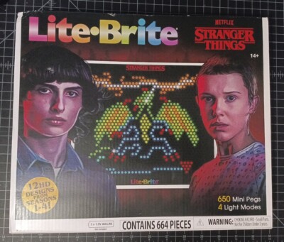 Lite Brite Stranger Things Special Edition - Best of 4 Seasons - B&N 