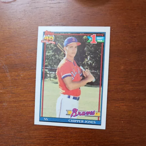 1991 Topps -  #333 Chipper Jones (RC)