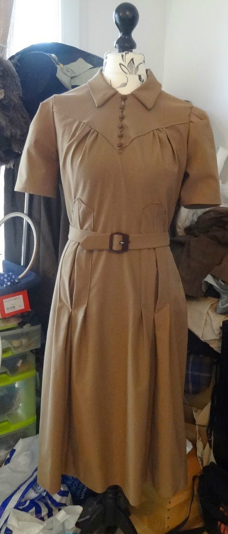Chemise De Nuit Vintage Années 1940 - Motif B36 Style WW2 - Weldons UK