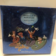 Walt Disney World 2009 Photo Album with frame BLUE - New  Sealed