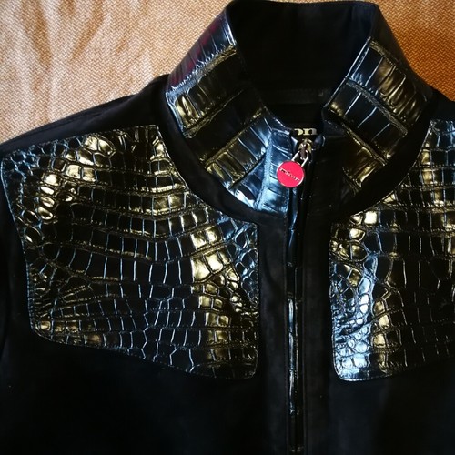 Kiton crocodile leather Jacket size52 - Picture 2 of 4