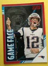 2020 Score Tom Brady Game Face Red Parallel New England Patriots #GF-TB