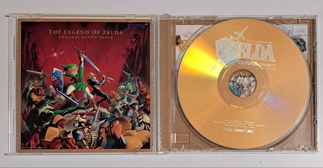 The Legend of Zelda Ocarina of Time Original Soundtrack CD 1998