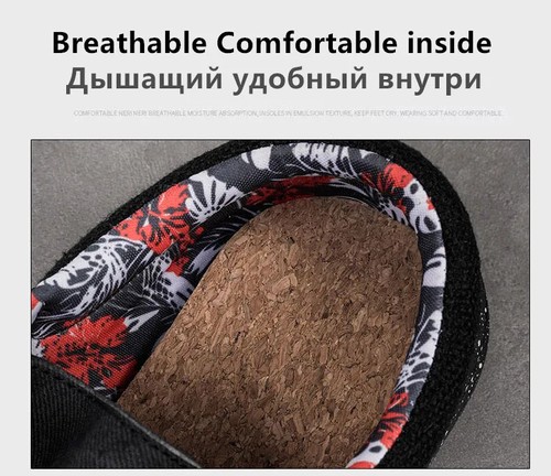 Men's Casual Shoes Fashion Soft Canvas Shoes Breathable Walking Outdoor Sneakers - Bild 14 von 28