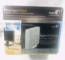 Seagate free agent desktop External Hard Drive ST305004FDB2E1-RK hdd 500GB New