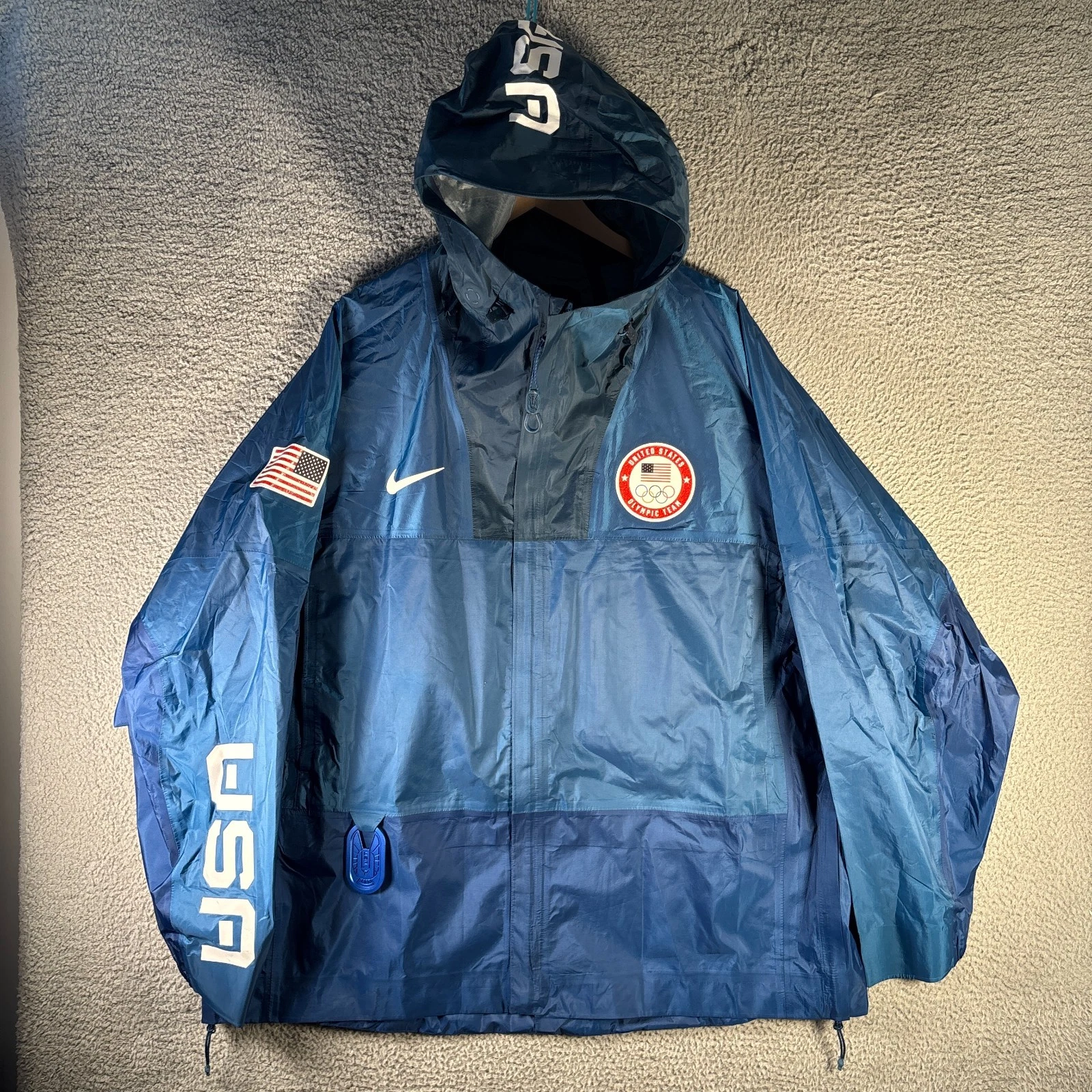 Nike ACG Storm-FIT ADV USA Olympic Team Hooded Jacket Men’s XXL Blue NEW