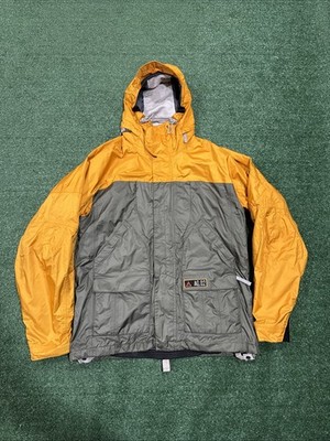 Vintage 2002 Analog Burton Snowboard Jacket Men s Medium Orange/Gray Gorpcore