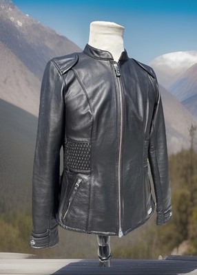 Harley Davidson Women AMELIA Leather Jacket Large 97189-14VW Red