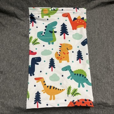 Kids Dinosaur Neck Gaiter With Filter Pocket For PM2.5 Filter (Not Included)