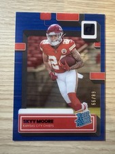 Skyy Moore Kansas City Chiefs Rated Rookie Card 66/99