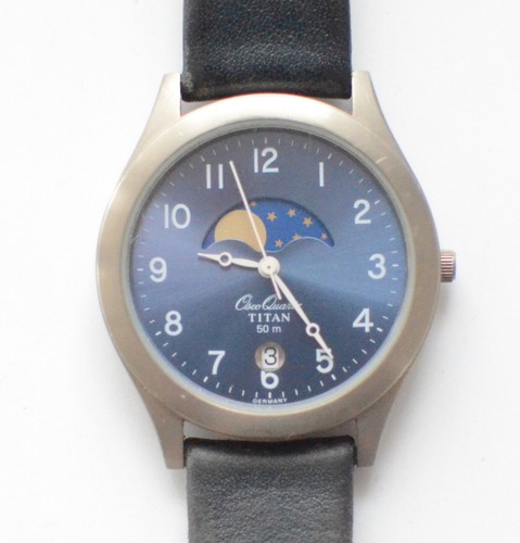 Seltene Osco Titan Mondphase Quartz Vintage Uhr 1990er Jahre - Bild 3 von 11