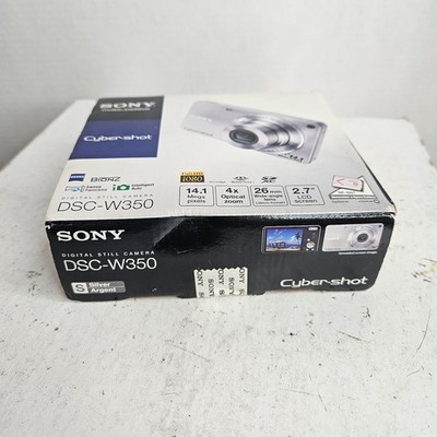 SONY Cyber-Shot DSC-W350 Digital Camera Silver Brand New Sealed | eBay