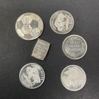 Lot of 6 One Gram Silver Fractional Bars Assorted
