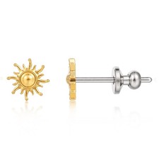 Limerencia Implant Grade Pure Titanium Studs, F136 Hypoallergenic G23 Small D...