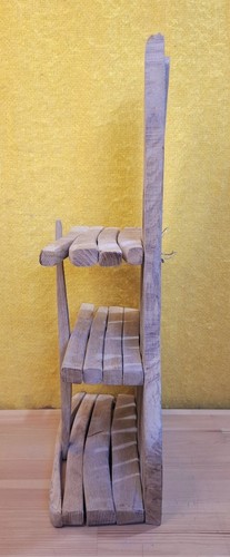 Encantadores estantes únicos estilo madera a la deriva sólidos rústicos en mal estado chic náuticos - Imagen 4 de 16