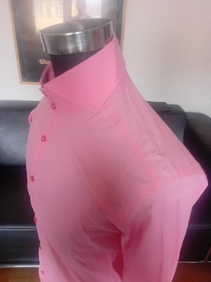 Dsquared2 - esque Runway Magenta Tuxedo Shirt By White Way Fashion  Slimfitted