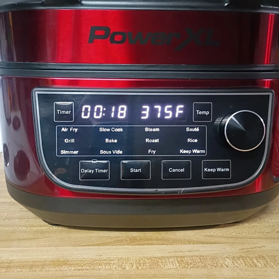 POWER XL Grill Air Fryer Combo 12 In 1, 6 QT Nonstick Model MFC-AF-6 Works Great - Image 4 of 4