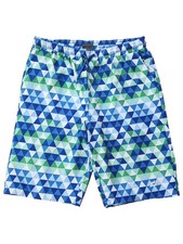 Eddie Bauer Boys Blue Triangle Design Outdoor  Swim Shorts XL 18-20