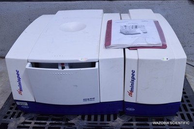 BRUKER THE MINISPEC MQ10 NMR ANALYZER MQ 10 ND1963 CONTROL & MAGNET UNIT 