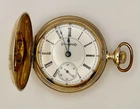 Antique 1895 Illinois Pocket Watch Grade 173 17J 18s – RUNNING - B&B Royal Case