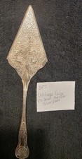 Bintage Latge Pie Server/ Cake Cutter Silver Plated