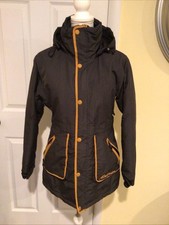 AIRBLASTER Women s S Insulated Snowboard Jacket Waterproof Ski Gray/Yellow Trim