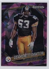 2025 Panini Prizm Black Purple Ice Prizm 144/149 Dermontti Dawson #119 HOF 19l7