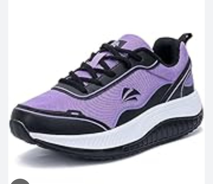 SAOLA Scarpe da passeggio ortopediche AOV viola sneakers con supporto arco plantare donna 7 5 nuove