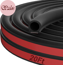 20 Ft Rubber Weather Stripping Door Seal D Shaped Automotive Weather Stripping
