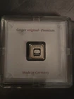 Geiger Edelmetalle 1 Gram Silver Square Bar - Naturally Toned - In Capsule