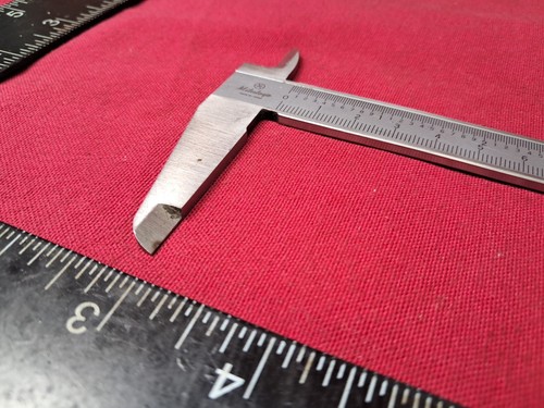 Vintage Mitutoyo Sliding Vernier Metric & Imperial 8" & 20cm Good Used Condition - Picture 9 of 10