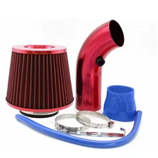 New 3"/76mm Car Cold Air Intake Filter Induction Kit Pipe Power Flow Hose System