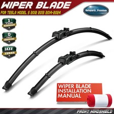 2pcs Front 28 Inch 18 Inch Windshield Wiper Blades For Tesla Model S 2012-2024 2pcs Front 28 Inch 18 Inch Windshield Wiper Blades For Tesla Model S 2012-2024