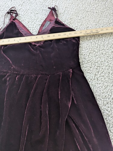 Adelyn Rae Velvet Y2K Dress Sz 6 Party Dress, Date Night, Tulip Hem - Picture 5 of 10