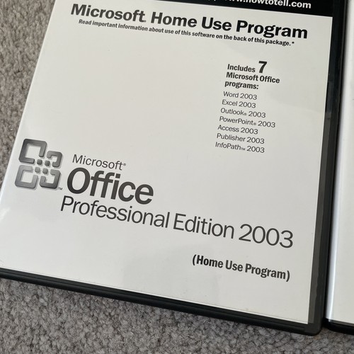 Microsoft Office Professional Edition 2003 (Home Use Program) w/ Product Key - Photo 2/8