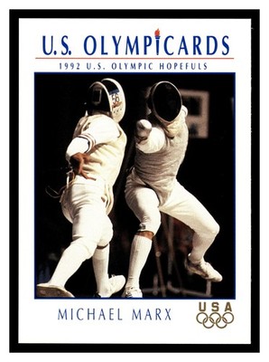 Michael Marx #43 1992 Impel Olympicards: 1992 U.S. Olympic Hopefuls USA