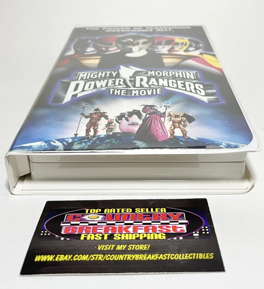 Mighty Morphin Power Rangers The Movie VHS 1995 Rare New Sealed Read - Image 4 of 4
