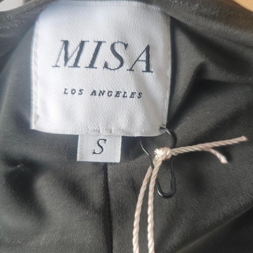 MISA LOS ANGELES OLIVE GREEN WRAP MAXI DRESS | SILKY DRAPE | SIZE S – NWT - Picture 4 of 4