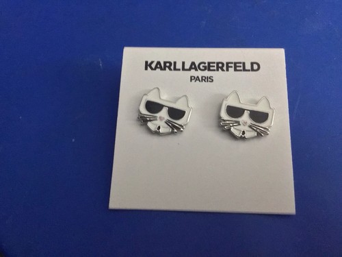 Jewelry - Karl Lagerfeld Paris Choupette Cat Stud Satement Earrings - Picture 14 of 18